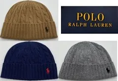ポロ ラルフ ローレンPOLO RALPH RAULEN ケーブル ビーニーニット帽＜ユニセックス＞