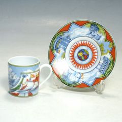 エルメス デミタス コーヒーカップ＆ソーサー パッチワーク アリーゼ