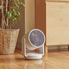 リズム公式 サーキュレーター 丸洗い可 お手入れ簡単 40畳対応 2重反転ファン「Silky Wind Circulator」
