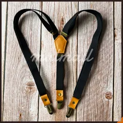 [malmall]  Y型　サスペンダー  2cm幅　クリップ式　suspenders　男女兼用　吊りバンド　メンズ　レディース　ユニセックス