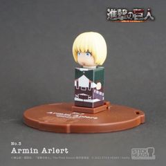 [신품·공식]진격의 거인 배지 피겨 [STICK HEADS / 아르민·알렐르트] 공식 상품 colleize 콜레이즈