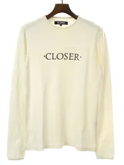 RAF SIMONS ラフシモンズ 2003AW  CLOSER ロングスリーブカットソー ホワイト 46のサムネイル