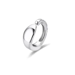 FH.bird イヤーカフ レディース 痛くない シルバー925 金属アレルギー対応 高級ジルコニア 使い易い フェイクピアス 片耳用 20代 30代 40代 おしゃれ