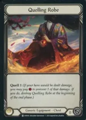 【中古】Flesh and Blood UPR184[C]：(Rainbow Foil)Quelling Robe