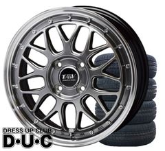 FM9 軽用15インチ『Leowing FM9/レオウィング エフエム9』165/55R15 165/50R15 タイヤ付セット『15-5.0JJ』『4H-PCD100』メタルシルバー