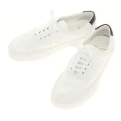 【中古】サンローランパリ SAINT LAURENT PARIS キャンバス ローカット スニーカー ホワイトxブラック【サイズ42】【メンズ】のサムネイル