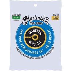 MARTIN アコースティックギター弦 MA180 12弦 010-047