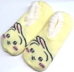【中古】衣料雑貨 うさぎ ルームソックス 23～25cm 「ちいかわ なんか小さくてかわいいやつ×しまむら」