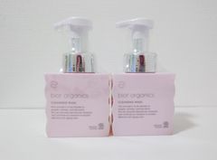 ビオール オーガニクス ホイップ クレンジングソープ VCEX ロゼ＆ネロリ 200mL 2本セット メイク落とし 洗顔料