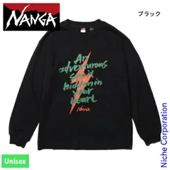 【新品】 ナンガ アドベンチャラス スピリットロングスリーブTシャツ 25FZ-067 アウトドア ウェア トップス ユニセックス 別注 NANGA スウェット 長袖 綿100％