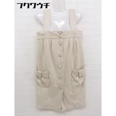 ◇ UNTITLED アンタイトル 膝丈 ジャンパースカート サイズ2 ベージュ レディース  【1112160003308】