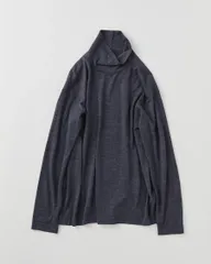 FilMelange フィルメランジェ WOLTER NEW ZEALAND MERINO WOOL TENJIKU charcoal black ウォルター メリノウール テンジク タートルネック ニット