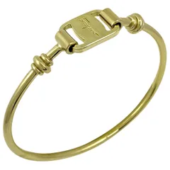 サルヴァトーレフェラガモ Salvatore Ferragamo ロゴ バングル 腕輪 バングル 19.5 GP レディース 【中古】のサムネイル
