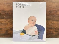 ・【未使用】ベビー ポータブルチェア/Portable Chair テーブル用 グレー　【E4/D122】
