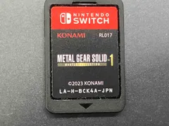 ニンテンドースイッチ METAL GEAR SOLID: MASTER COLLECTION Vol.1 【箱、取説無し】