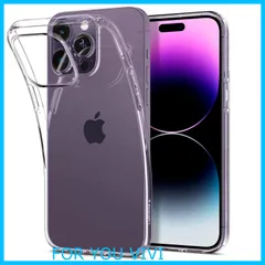 【在庫処分】Spigen iPhone14Pro ケース クリア ソフト バンパー リキッド・クリスタル ACS04953 (クリスタル・クリア)