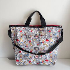 新品.タグ付/レスポートサック チェリー柄トート.ショルダー❣️限定セール中❣️ レスポートサック チェリー柄 トートバッグ ホワイト ショルダー