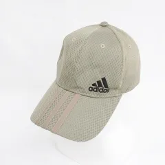 アディダス adidas スポーツ ゴルフ 帽子 キャップ ライン ロゴ ベージュ カーキ 黒