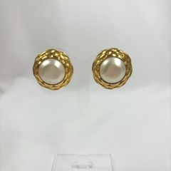 シャネル　ヴィンテージ　パール　イアリング
