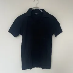 【paul smith】ポールスミス　トップス　半袖　ポロシャツ　ブラック　黒　Lサイズ　リブ　カジュアル