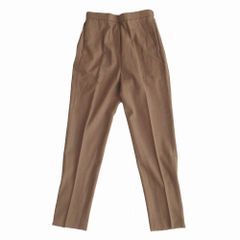 Deuxieme Classe ドゥーズィエム クラス フラノスリットテーパードパンツ キャメル サイズXS 18030500812030 レディース 【中古】