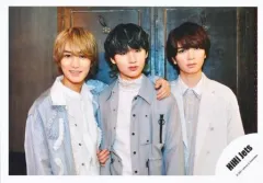 【中古】生写真(ジャニーズ) HiHi Jets/高橋優斗・橋本涼・猪狩蒼弥/横型・上半身/「HiHi Jets Concert 2021～五騎当千～」グッズオフショット/公式生写真