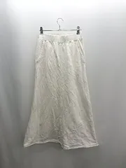 ◇ ⊇ SHIPS any シップスエニィ ロング フレア スカート サイズ99 ホワイト系 レディース E  【1502060001786】