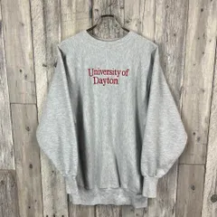 OLD Champion 90s チャンピオン 米国製 REVERSE WEAVE リバースウィーブ 刺繍タグ University of Dayton スウェット スエット トレーナー メンズ XXL サイズ