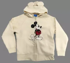【中古】アウターウェア ミッキーマウス お耳付きパーカー ホワイト Sサイズ 「ディズニー」 東京ディズニーリゾート限定