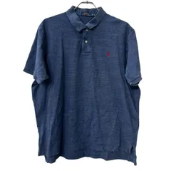 POLO RALPH LAUREN 半袖 ポロシャツ 2XL ブルー ポロラルフローレン ビッグサイズ 古着卸 アメリカ仕入 a707-5696