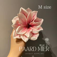 【M-10】Mサイズ 🪷ベビーピンク🪷ハイクオリティフラワー 爬虫類・両生類ケージ用