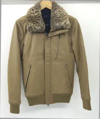 【盛岡75-0020】AKM ｴｰｹｰｴﾑ ✖ piu 1 uguale 3　レザー ライダース ジャケット サイズM【中古100】【メンズ】のサムネイル