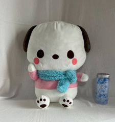 【新品・未使用に近い】スーパーギガジャンボ なかよしマフラー ぬいぐるみ ポチャッコ