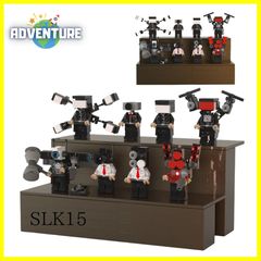 스키 비디 화장실 레고 호환 선반 받침대 장식 블록 장난감 교육 장난감 크리스마스 어린이 선물 LEGO 선물 slk15