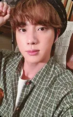 【中古】コレクションカード(男性) 防弾少年団/JIN(ジン)/裏面黒/「BTS DECO KIT」同梱品 ランダムフォトカード