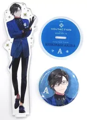 【中古】雑貨 四季凪アキラ アクリルスタンド＆缶バッジセット 「バーチャルYouTuber にじさんじ」 VOLTACTION Half Anniversary