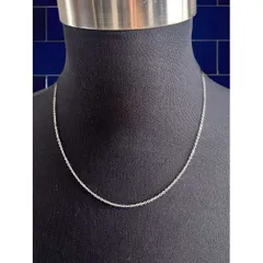 ステンレス製 50cm 小豆チェーンネックレス 1.5mm ST