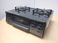 Rinnai/リンナイ 【未使用】ガステーブル LAKUCIE fine 左強火 ブラック プロパンガス用 2口ガスコンロ ●69877 RT66WC1RA-BGL