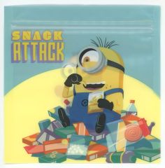 [중고] 잡화 SNACK ATTACK 지퍼 가방 (4 장 세트) [이치 반 쿠지 [괴도 글루의 미니언 초변신]] G상