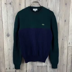 LACOSTE ラコステ 厚地 肉厚 バイカラー ニット セーター M
