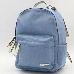 未使用品 サマンサタバサ ブルー シルバー金具 リュック OGH 2000000 NSK