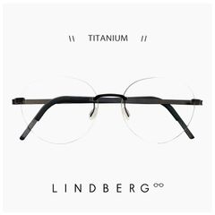 LINDBERG リンドバーグ morten 46 U9 黒 ブラック メガネ - メルカリ