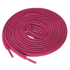 uxcell 靴紐 靴ひも シューレース 楕円形 オーバルタイプ スニーカー アスレチック 2足 フクシア 160 cm