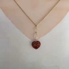 ハンドメイド♡チェコビーズネックレス