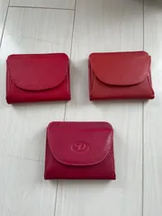 牛革　前ボックス型小銭入れ付き二つ折り財布