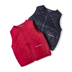 moujonjon ナイロン中綿キルトベスト　m54249
