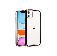 iPhone 13 pro ケース クリア カバー スマホケース 透明 耐衝撃 薄型 韓国 人気 クリアケース メッキ加工 TPUバンパー