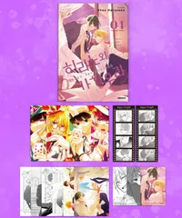 韓国版 漫画 初版 限定版 春園ショウ  平野と鍵浦 ４巻 特装版 アクリルスタンド イラストカード 佐々木と宮野