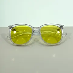 レイバン Ray Ban スクエア ウェリントン クリアフレーム イエローレンズ RB4379D B-38