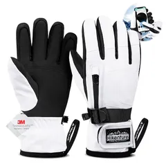 【新品】 スキーグローブ【140g3Mシンサレート2倍保温】スキー手袋防水 スノボ グローブ メンズ レディース スマホ対応 ジュニア 女性 男性 スノボー グローブ 防風 透湿 撥水加工 アウトドア ウィンター スポーツ 登山 バイク 雪遊び 雪かき 通 1